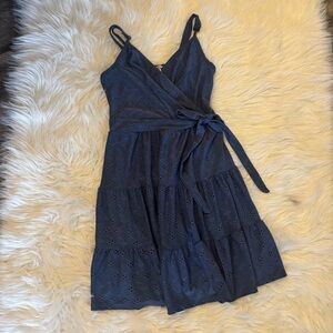 Blue Ruffle Dress
